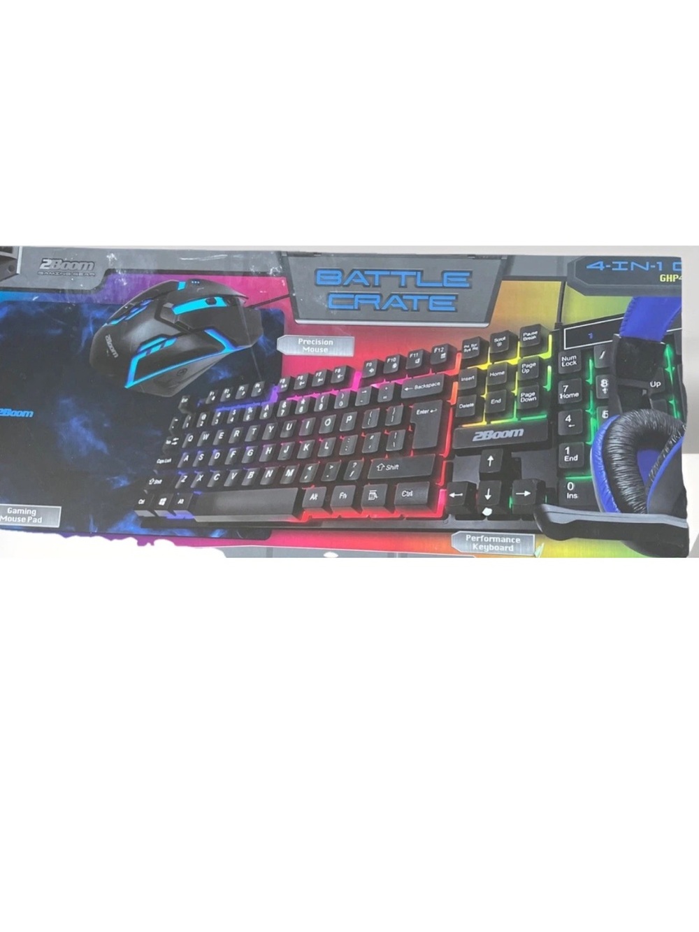 RGB Gaming Keyboard & Mouse Combo - Black